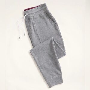 Brooks Brothers Ribbed French Terry Cargo Joggers Heather Grey Size XL
